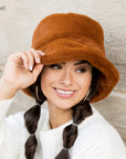 Plush Fur Bucket Hat
