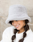 Plush Fur Bucket Hat