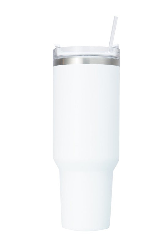 40oz Vacuum-Sealed Insulated Grip Tumbler