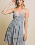 Love Tree Frill V-Neck Cami Dress