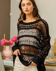 BiBi Long Sleeve Knit Cover Up