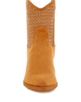 Bimmy Woven Pointy Western Boots