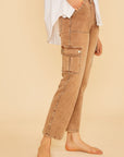 Annie Wear Straight Leg Jeans with Cargo Pockets