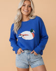 Mallard Duck Drop Shoulder Long Sleeve Sweater