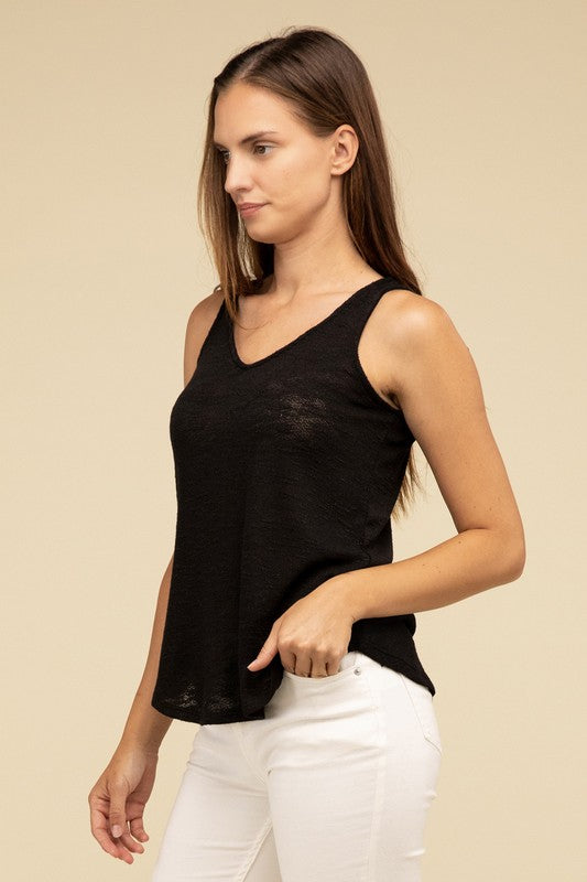 ZENANA V-Neck Sleeveless Cami Top