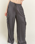 Jade by Jane Satin Cargo Pants