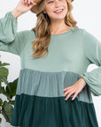 e Luna PLUS Color Block Tiered Swing Top