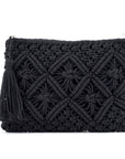 Macrame Tassel Clutch
