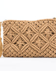 Macrame Tassel Clutch