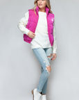 Snobbish Fine Fur Lining Quilted Vest