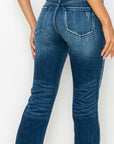 Artemis Vintage Plus-Size High-Rise Double-Waistband Straight Jeans – Dark Wash