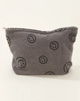 Zenana Corduroy Smile Clutch Bag