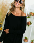 e Luna PLUS Solid One Shoulder Top