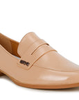 Noshiya Patent Pleather Penny Loafers