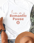 Romantic Pause Graphic Tee PLUS