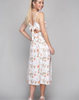 Frenchy Tied Backless Floral Cami Dress - Online Only