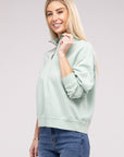 HYFVE Half Zip Long Sleeve Sweatshirt