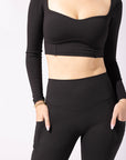 Full Size Supersculpt™ Bell Bottom with Pockets - Black