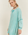 Jade By Jane Colorwash Tunic Sweatshirt