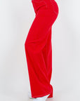 GJG Denim Wide Leg Jean in Red