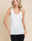 Culture Code Full Size Ribbed Scoop Neck Tank