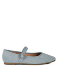 Iker Classic Denim Pin Buckle Ballerinas