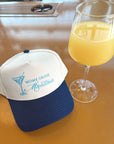 Mom's Drink Martinis - Navy Vintage Trucker Hat - My Pampered Life Seattle