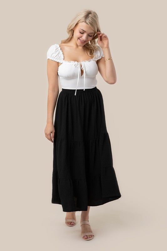 Lilou Tiered Maxi Skirt