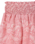 Lilou Paisley Shirred Waist Casual Shorts (see top separately)