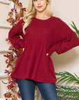 Soft Knit Babydoll Tunic