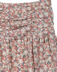 Lilou Shirred Floral Skirt