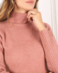 Lilou Crop Mock Neck Sweater