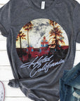 Retro Eagles Hotel California Graphic Tee PLUS