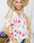 e Luna PLUS Floral Boxy Top