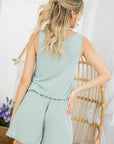 e Luna PLUS Washed Comfy Terry Romper