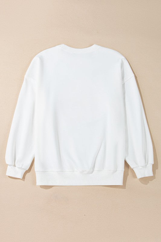 Blair Halloween Pumpkin Patched Pullover Sweatshirt