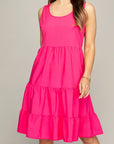 Sleeveless Tiered Dress - Online Only