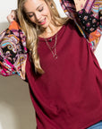 Paisley Volume Sleeve Top - Online Only - My Pampered Life Seattle