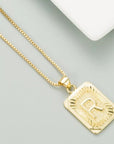 Classy Pendant Talia Initial Gold Letter Necklace