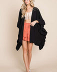 Jade By Jane Wide Sleeve Ruffle Kimono