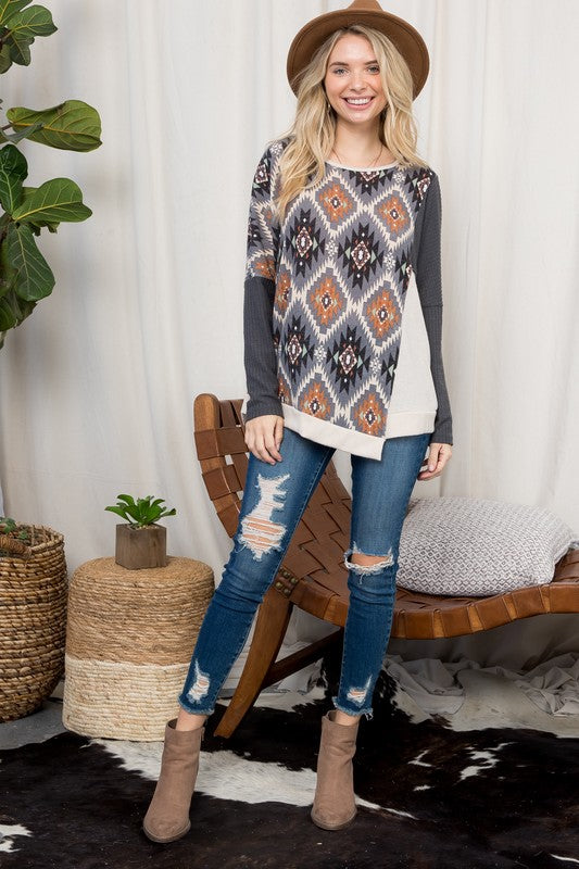 e Luna Cozy Mix and Match Top