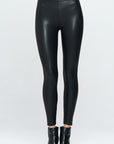 e Luna Fleece Lined Skinny PU Legging