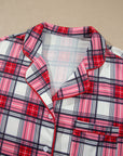 Cozy Christmas Plaid Pajama Set — Red | 1X–4X