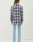 Be Cool Plaid Flannel Button Down Shirt with Chest Pocket