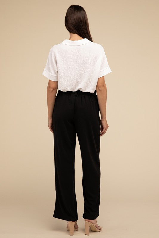 Lilou Waffle Trouser Pants