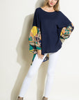 Paisley Volume Sleeve Top - Online Only - My Pampered Life Seattle