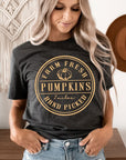 Farm Fresh Pumpkins Circle Graphic Tee