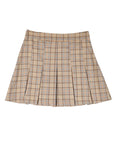 Lilou Plaid Pleated Mini Skirt