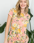 Allover Floral Casual Top