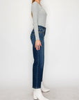 Artemis Vintage Plus-Size Tummy-Control High-Rise Straight-Leg Jeans – Dark Wash
